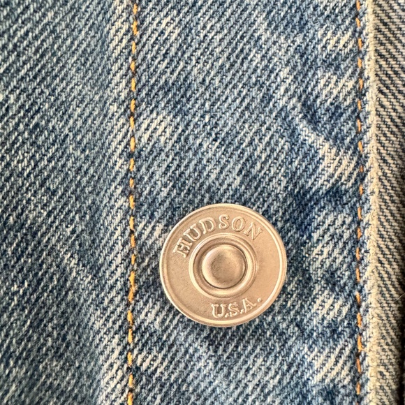 Hudson Classic Trucker Denim Jacket – Size S/M – Medium Blue Tahoe – Like New - Picture 7 of 11